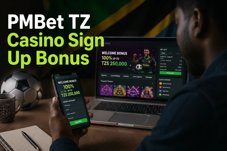 PMBet TZ Casino Sign Up Bonus